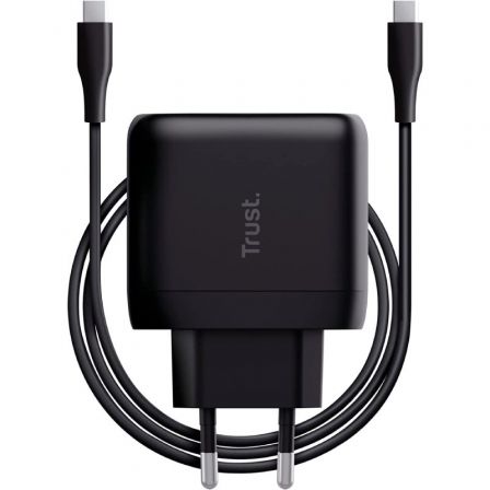 Trust Maxo 65W Universal con USB-C y cable de 2m, Negro